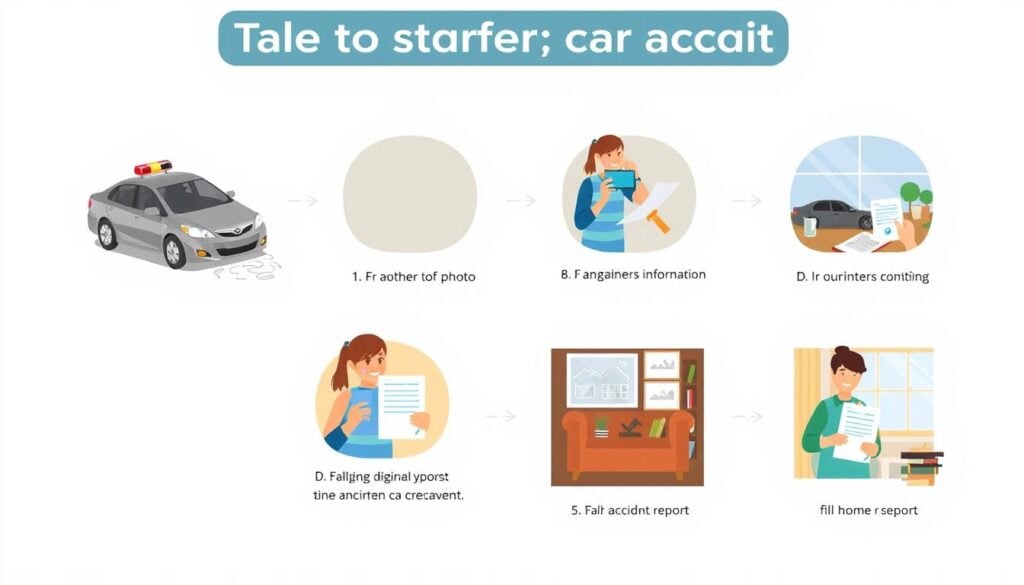 What to do if I got into a car accident for insurance