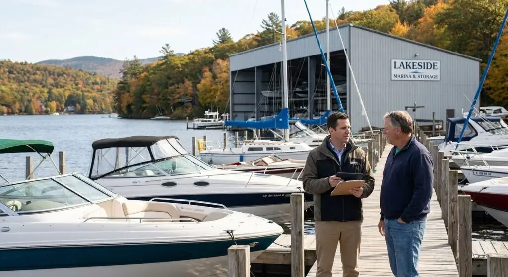 Business insurance for marinas and boat storage in New Hampshire