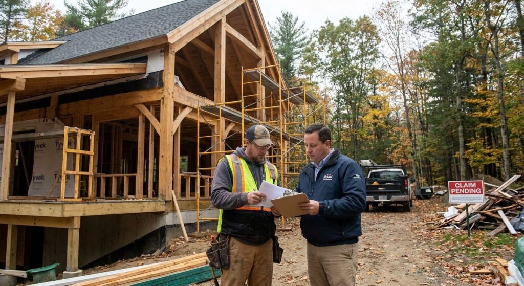 How to file a builders risk insurance claim in New Hampshire