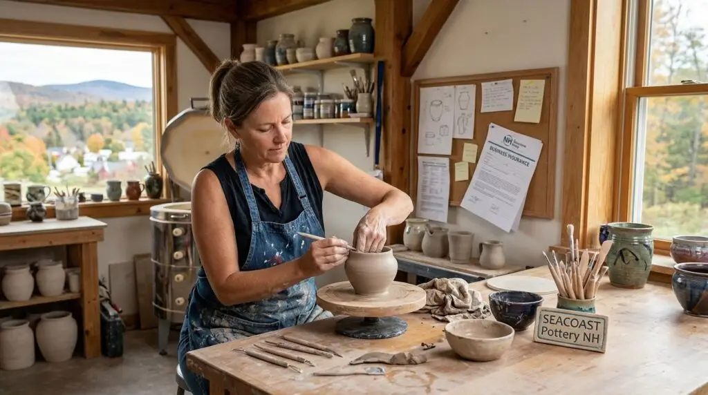 Business insurance for artists and craftspeople in New Hampshire