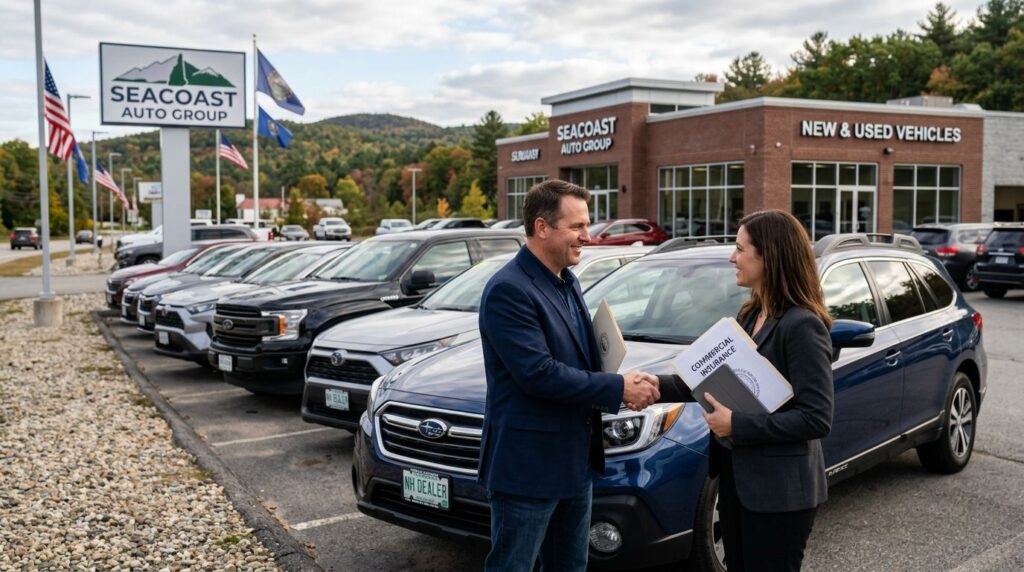 Business insurance for auto dealerships in New Hampshire