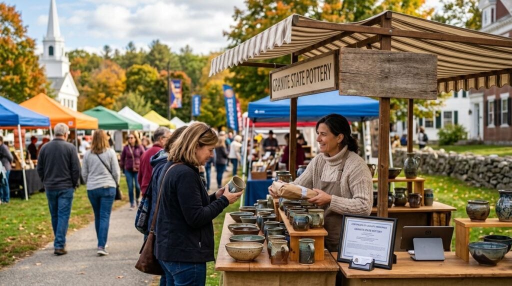 Business insurance for craft fair and pop-up vendors in New Hampshire