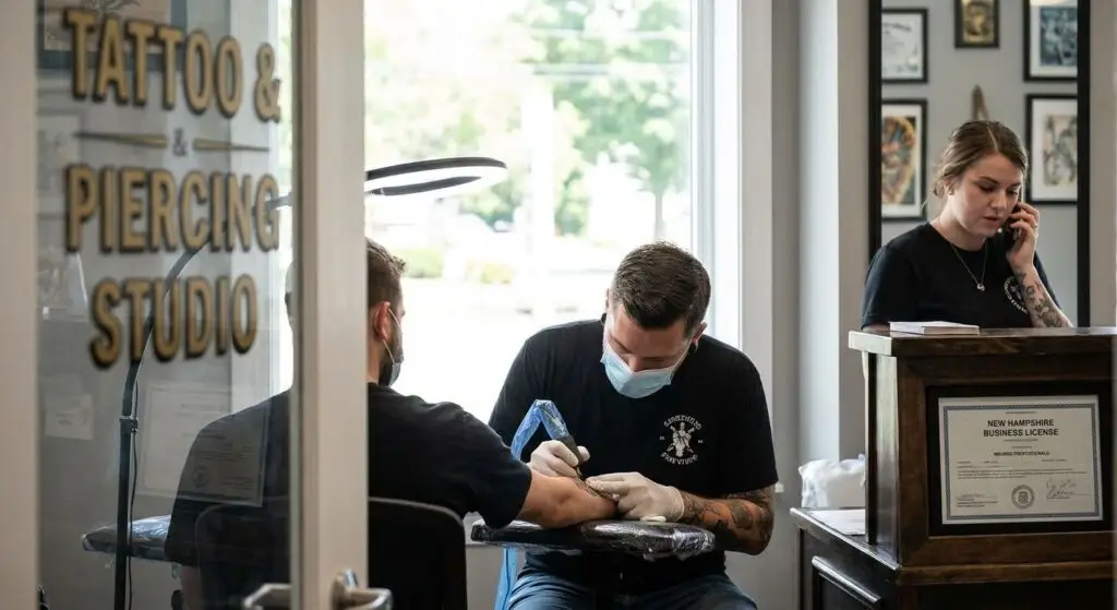 Business insurance for tattoo and piercing studios in New Hampshire