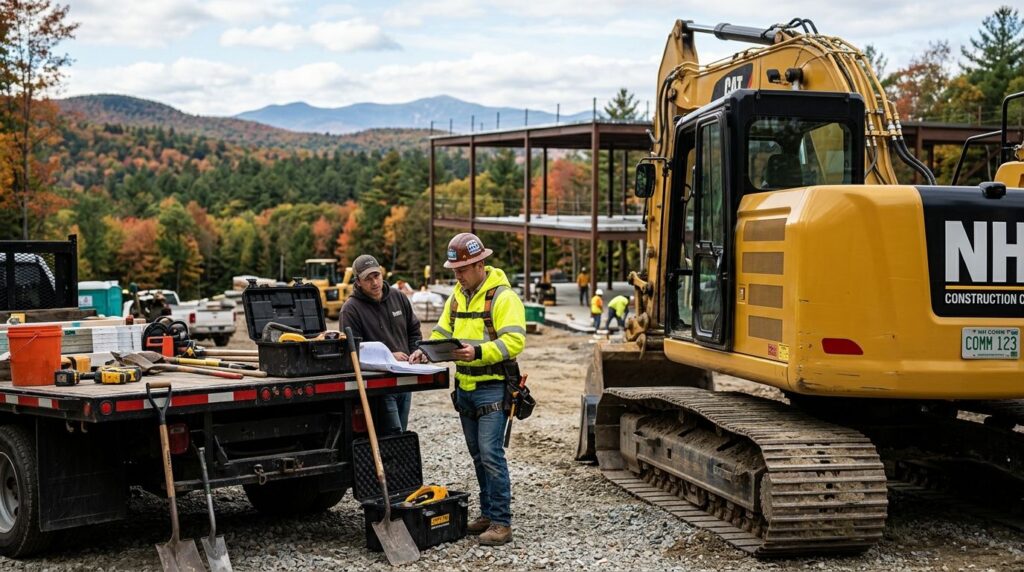 Inland marine insurance for New Hampshire contractors